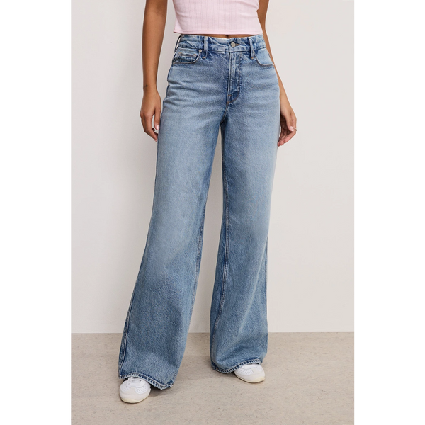 Blue Wide Leg Jeans | Montivo Pakistan