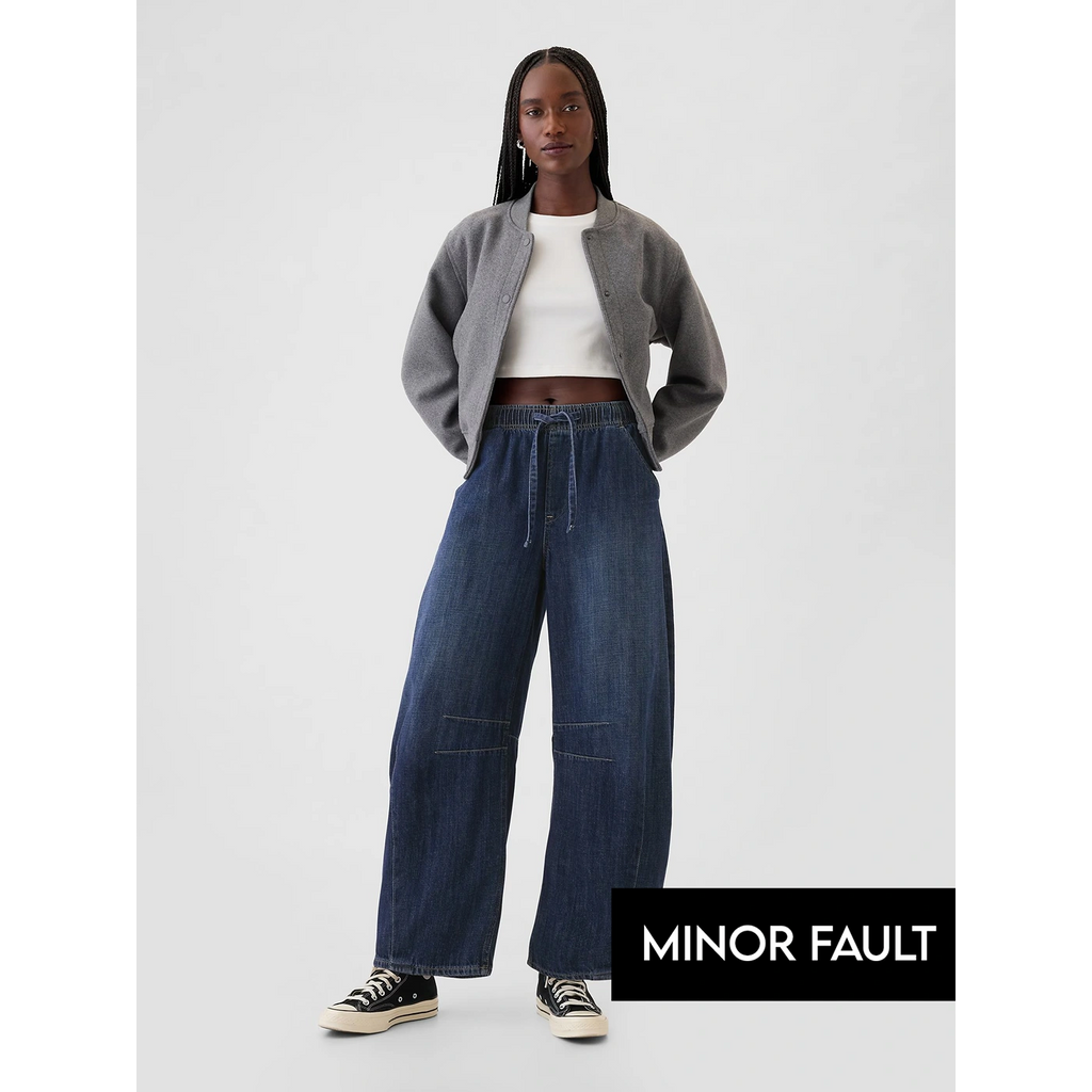 (Minor Fault) Mid Rise Easy Horseshoe Jeans | Montivo Pakistan