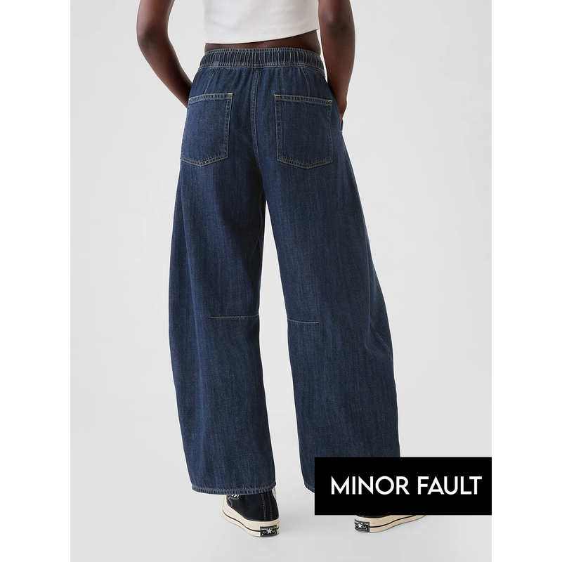 (Minor Fault) Mid Rise Easy Horseshoe Jeans | Montivo Pakistan