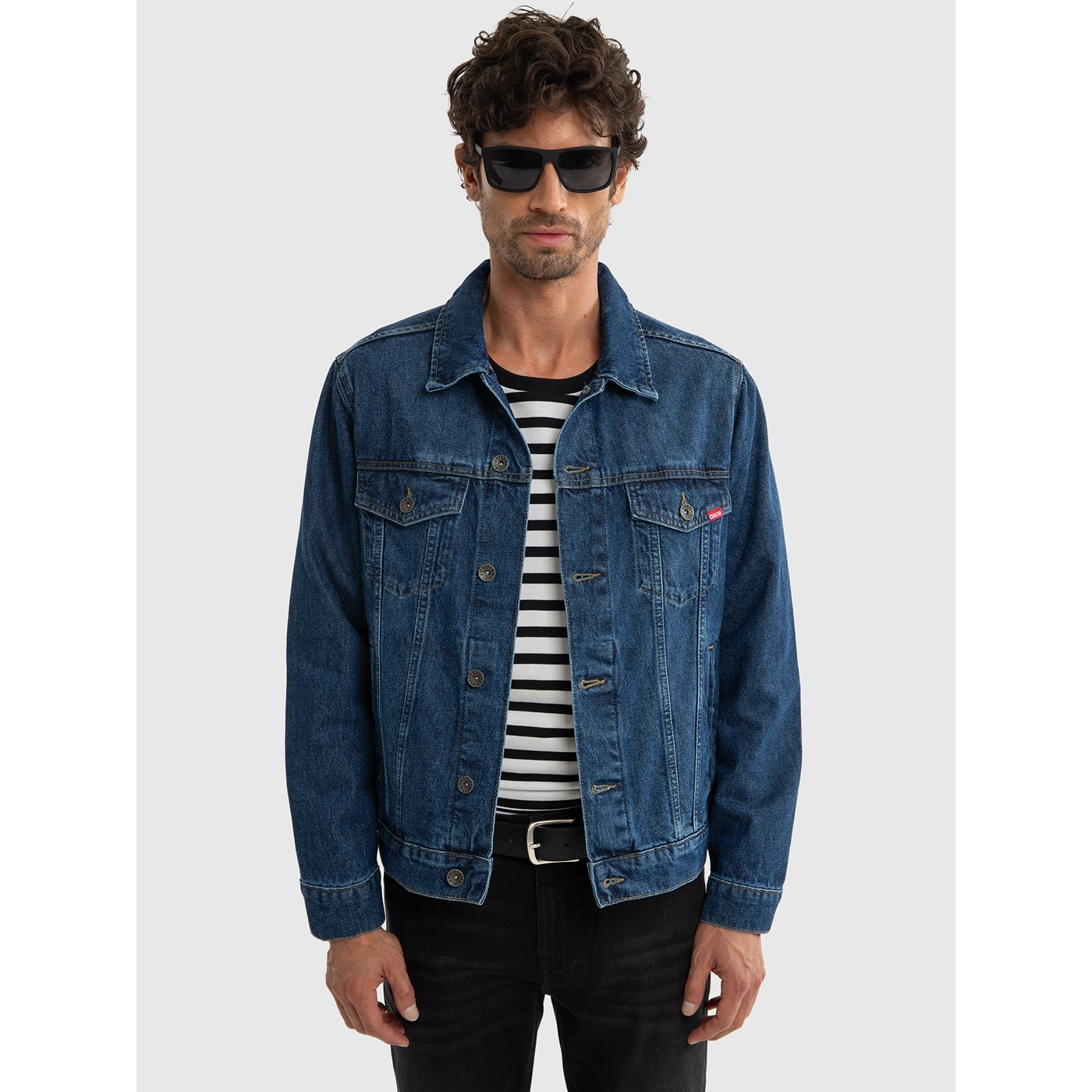 Dark Blue Classic Denim Jacket | Montivo Pakistan