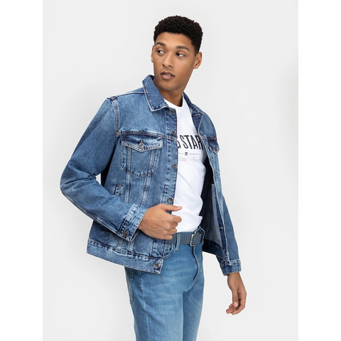 Mid Blue Classic Denim Jacket | Montivo Pakistan