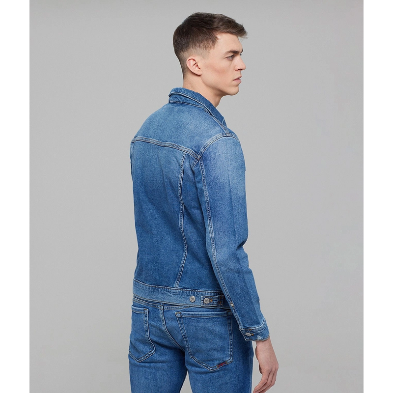 Regular Fit Blue Denim Jacket | Montivo Pakistan