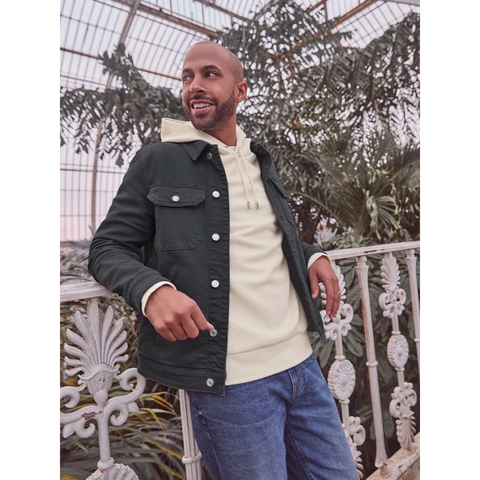 Greyish Blue Denim Trucker Jacket | Montivo Pakistan