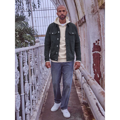 Greyish Blue Denim Trucker Jacket | Montivo Pakistan