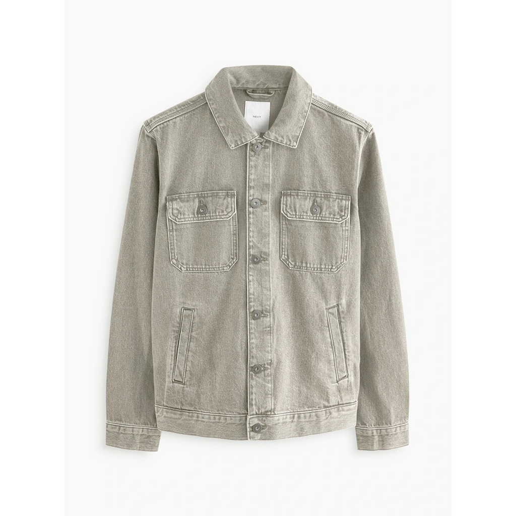 Neutral Denim Trucker Jacket | Montivo Pakistan