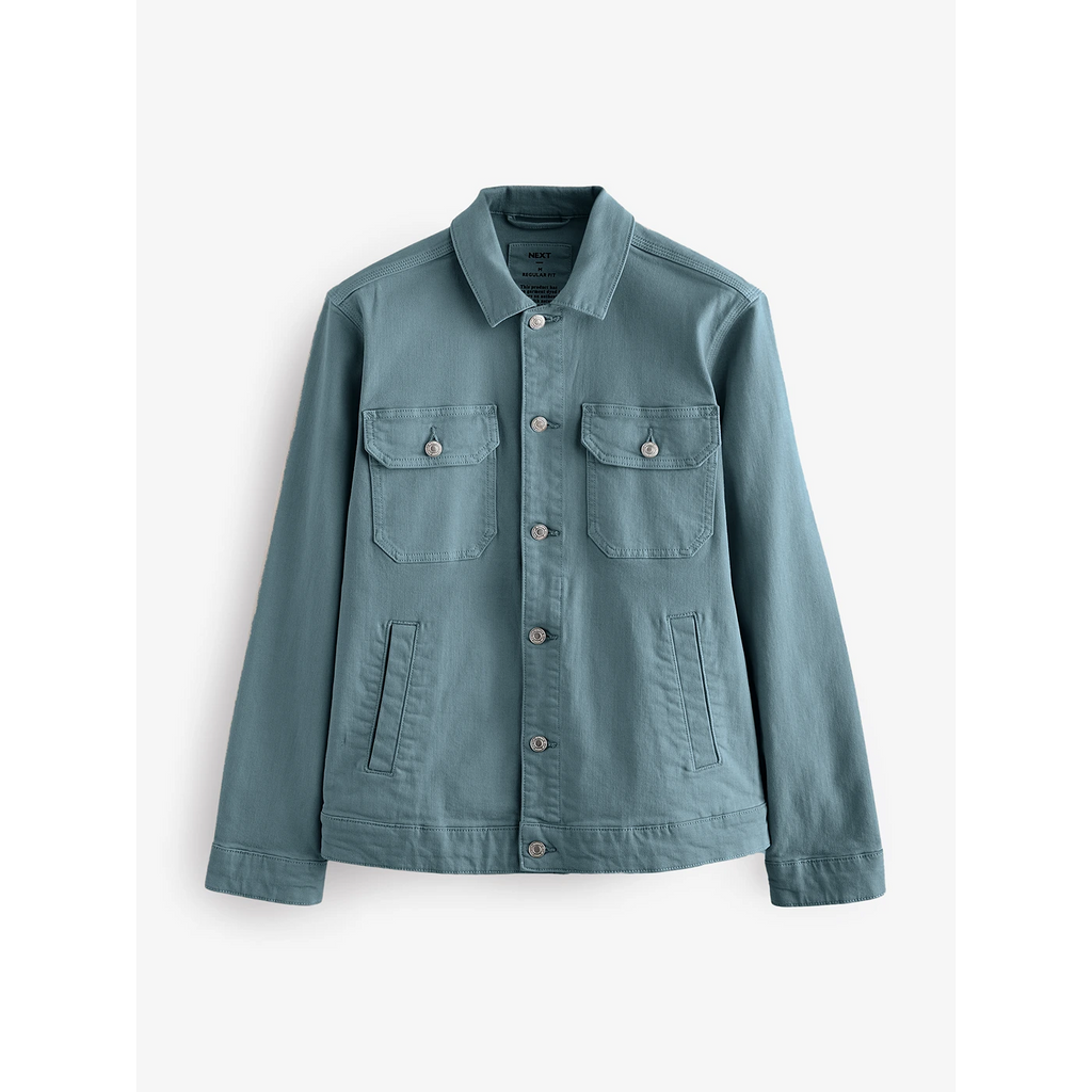 Cyan Blue Denim Trucker Jacket | Montivo Pakistan