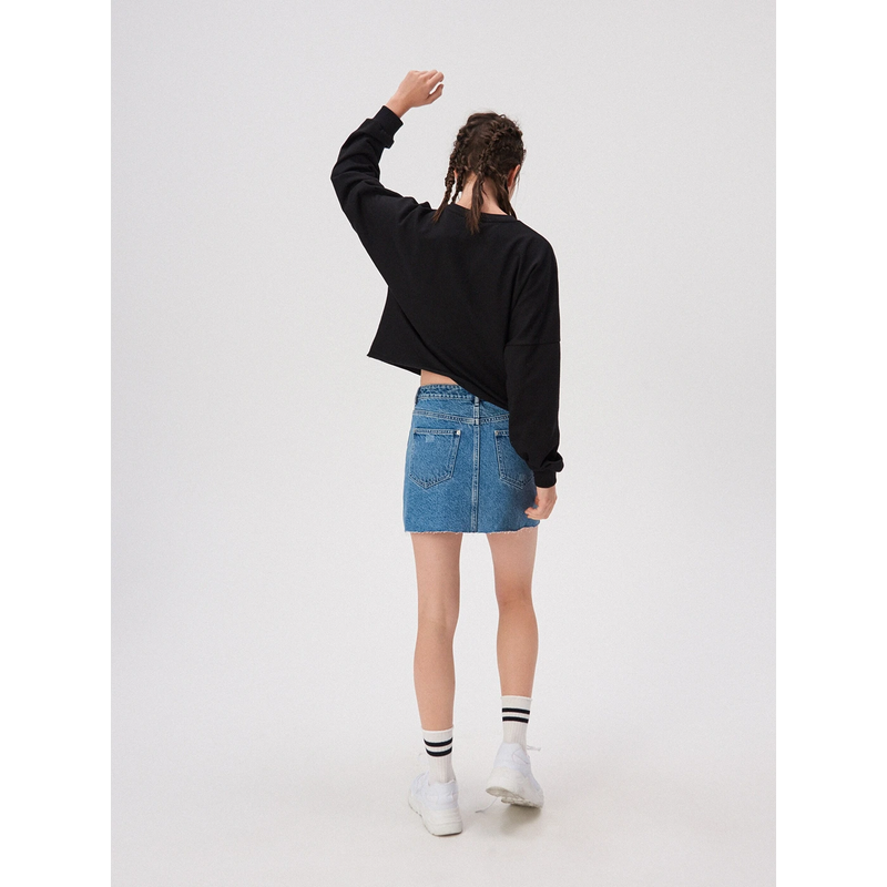 Black Printed Sweatshirt | Montivo Pakistan