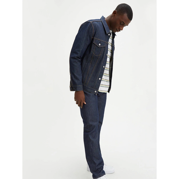 Rinse Wash Dark Blue Denim Jacket | Montivo Pakistan