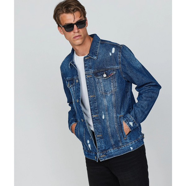 Blue Denim Distressed Jacket | Montivo Pakistan
