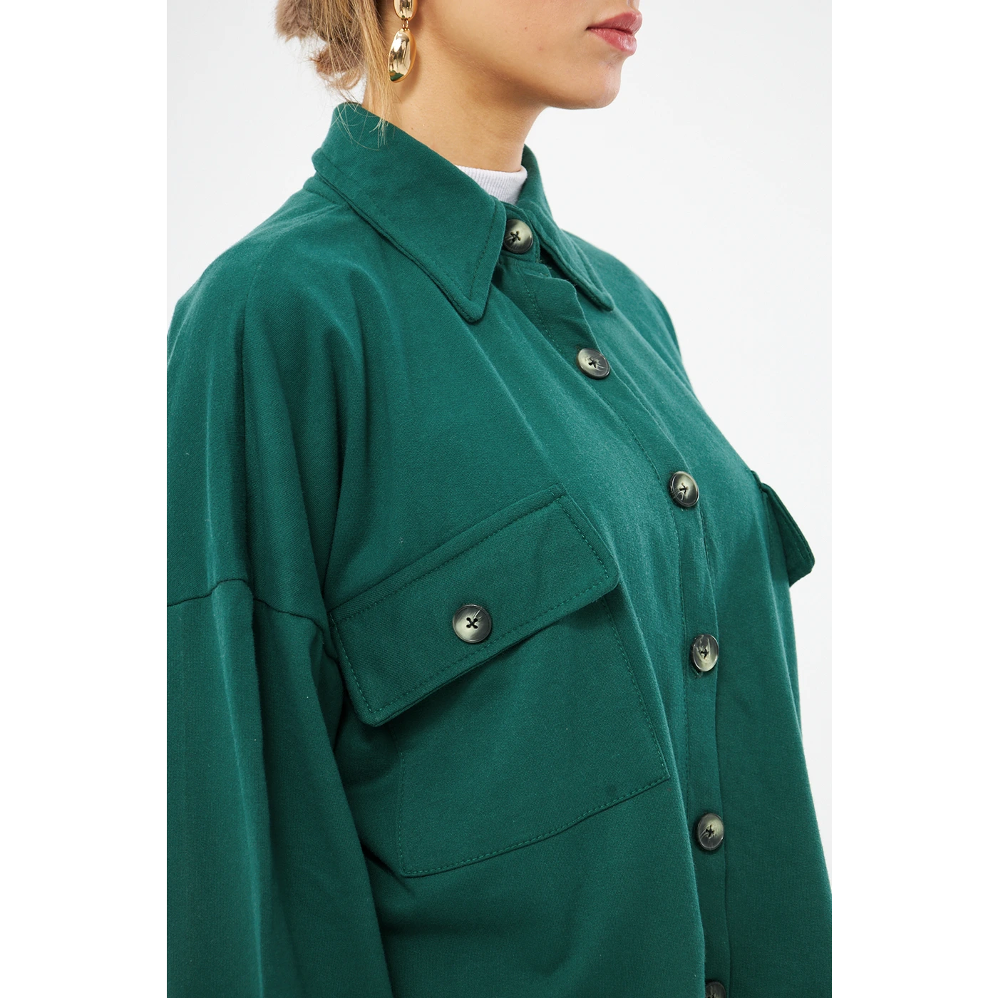 Green Oversized Shirt | Montivo Pakistan