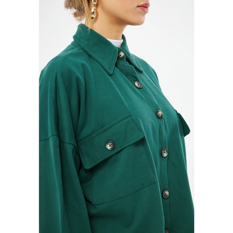 Green Oversized Shirt | Montivo Pakistan