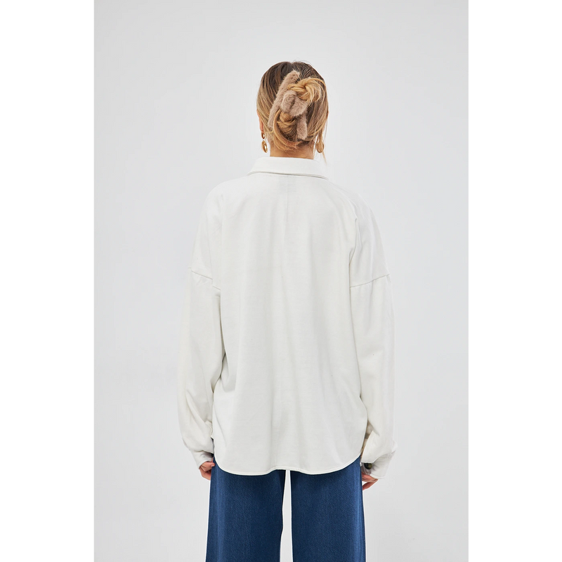White Oversized Shirt | Montivo Pakistan