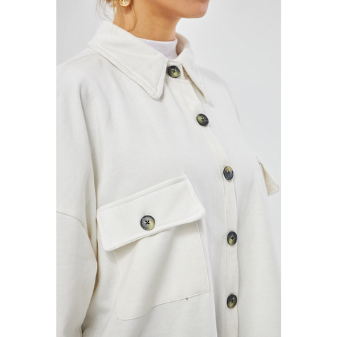 White Oversized Shirt | Montivo Pakistan