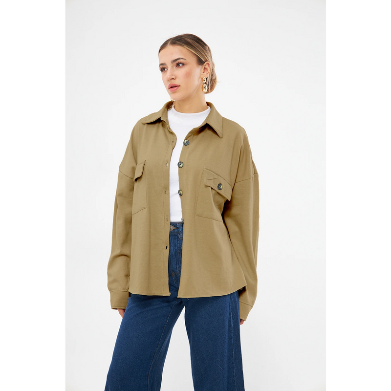 Brown Oversized Shirt | Montivo Pakistan