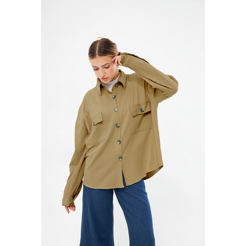 Brown Oversized Shirt | Montivo Pakistan