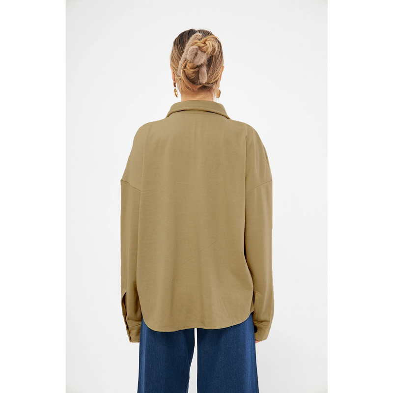 Brown Oversized Shirt | Montivo Pakistan