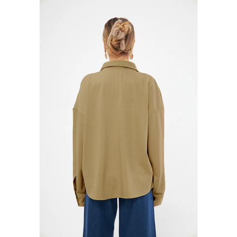 Brown Oversized Shirt | Montivo Pakistan
