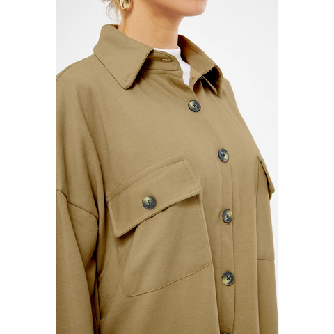 Brown Oversized Shirt | Montivo Pakistan