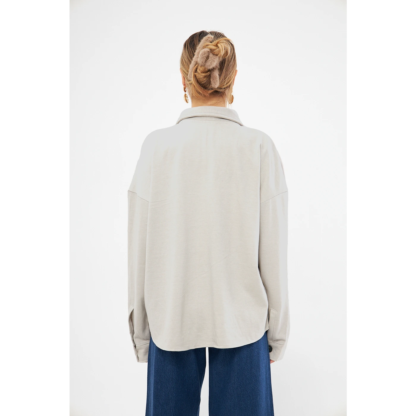 Beige Oversized Shirt | Montivo Pakistan