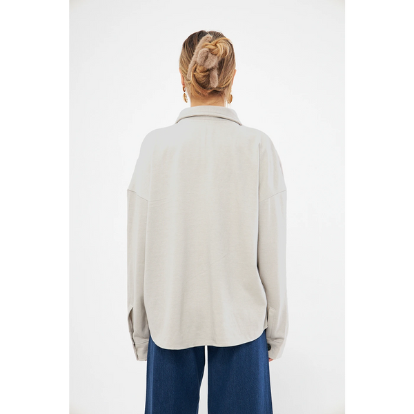 Beige Oversized Shirt | Montivo Pakistan
