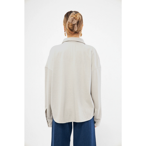 Beige Oversized Shirt | Montivo Pakistan