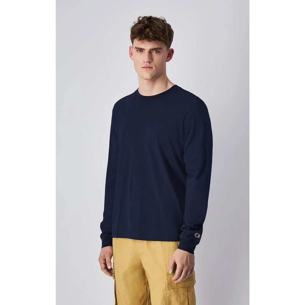 Navy Blue Long Sleeves Tshirt | Montivo Pakistan