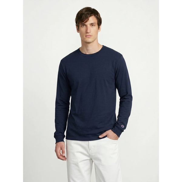 Navy Blue Long Sleeves Tshirt | Montivo Pakistan