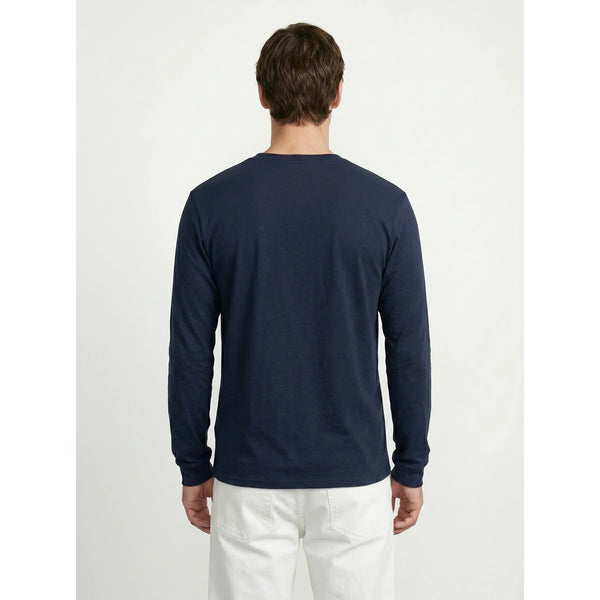 Navy Blue Long Sleeves Tshirt | Montivo Pakistan