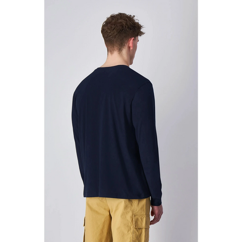 Navy Blue Long Sleeves Tshirt | Montivo Pakistan