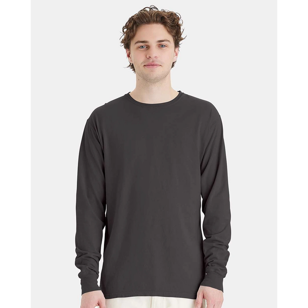 Dark Grey Long Sleeves Tshirt | Montivo Pakistan