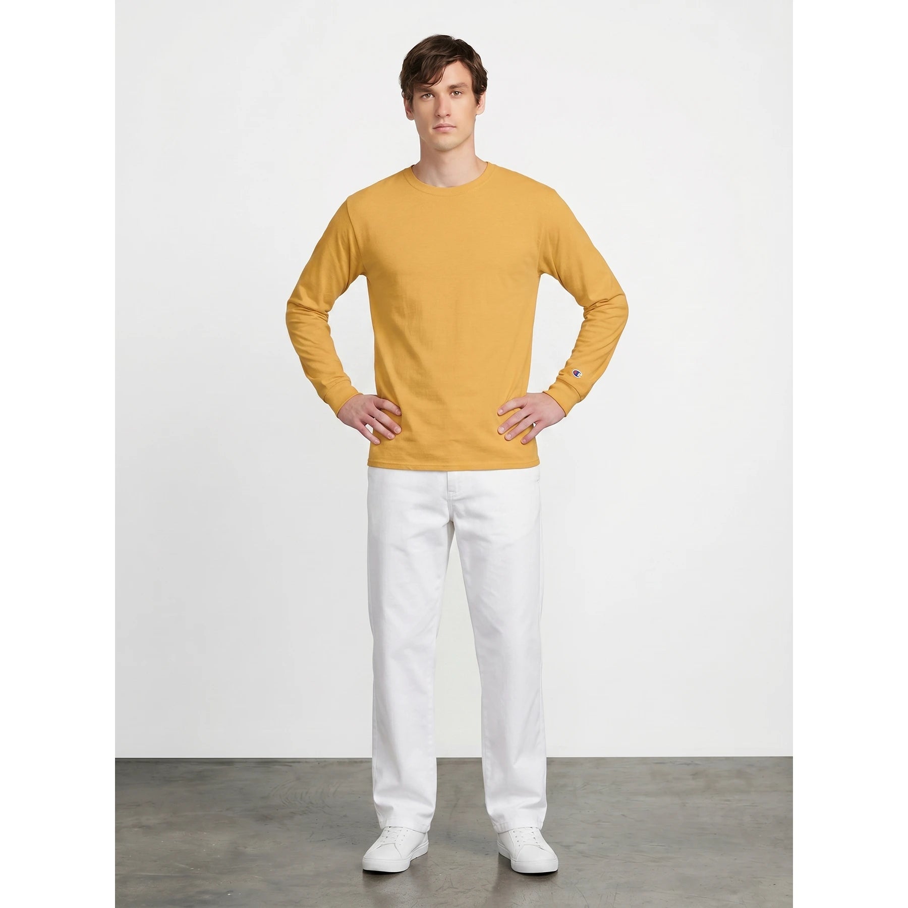 Mustard Long Sleeves Tshirt | Montivo Pakistan
