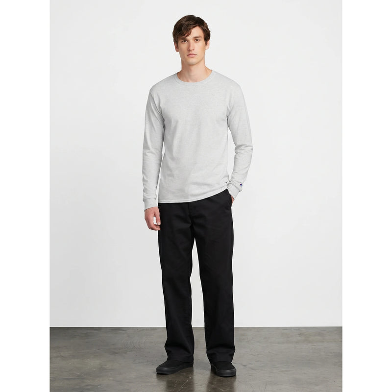 White Melange Long Sleeves Tshirt | Montivo Pakistan