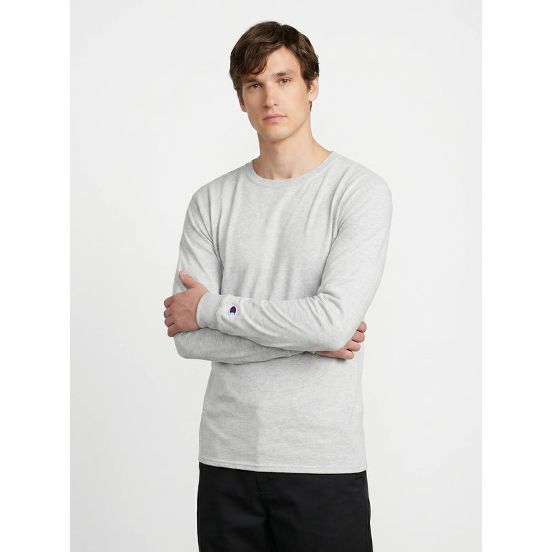 White Melange Long Sleeves Tshirt | Montivo Pakistan