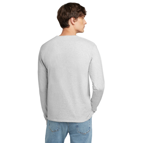 White Melange Long Sleeves Tshirt | Montivo Pakistan