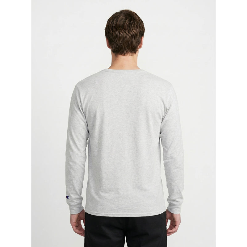 White Melange Long Sleeves Tshirt | Montivo Pakistan