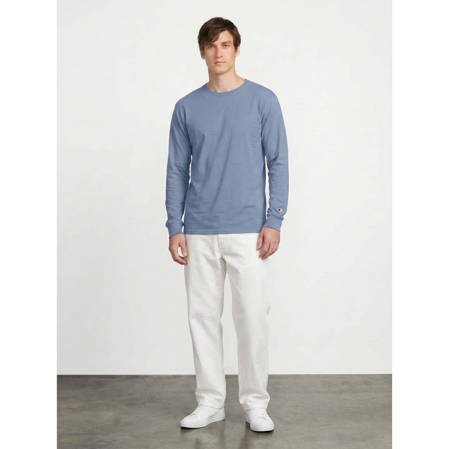 Light Blue Long Sleeves Tshirt | Montivo Pakistan