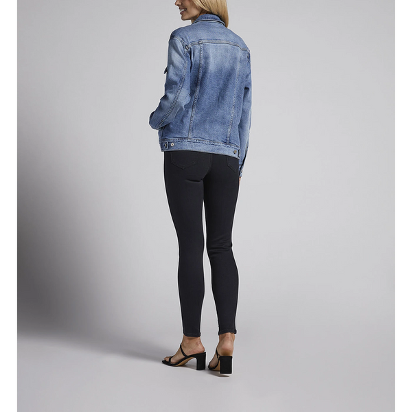 Dark Blue Denim Trucker Jacket | Montivo Pakistan