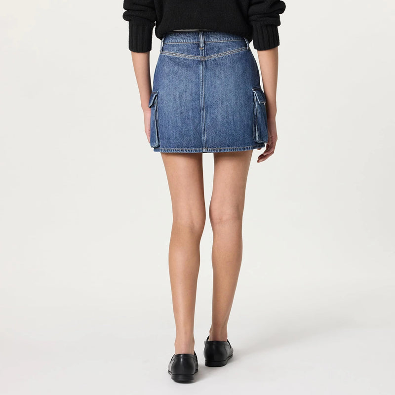 Blue Cargo Mini Skirt | Montivo Pakistan