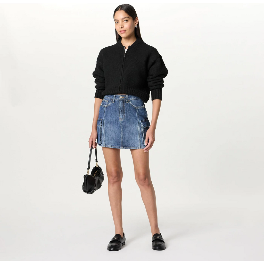 Blue Cargo Mini Skirt | Montivo Pakistan