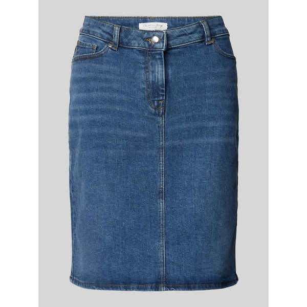 Dark Blue Knee-Length Denim Skirt | Montivo Pakistan