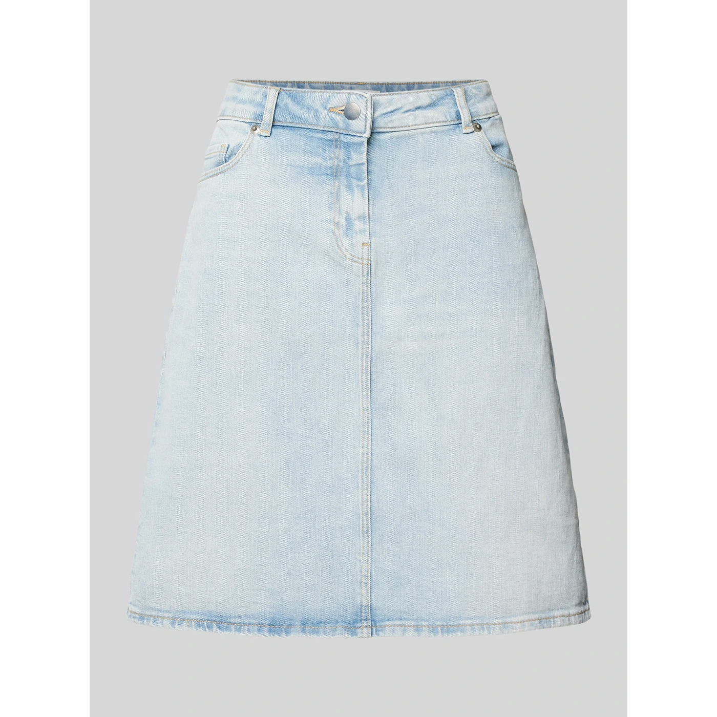 Light Blue Knee-Length Denim Skirt | Montivo Pakistan
