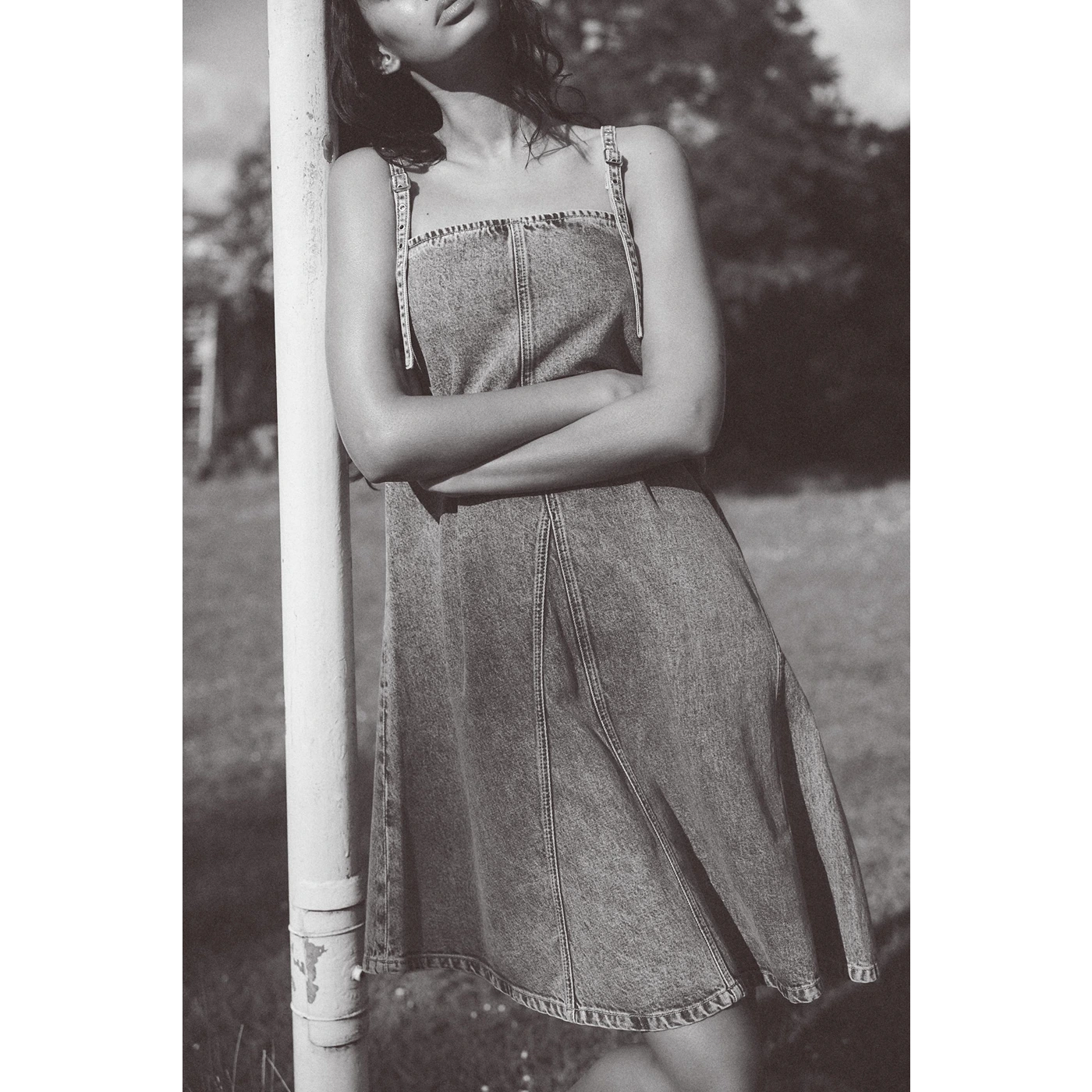 ZR Blue Denim Dress | Montivo Pakistan