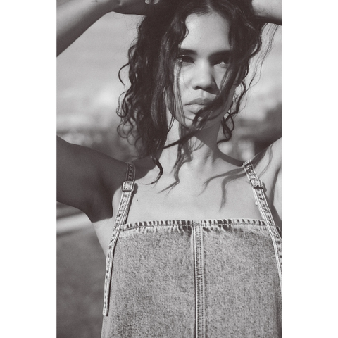 ZR Blue Denim Dress | Montivo Pakistan