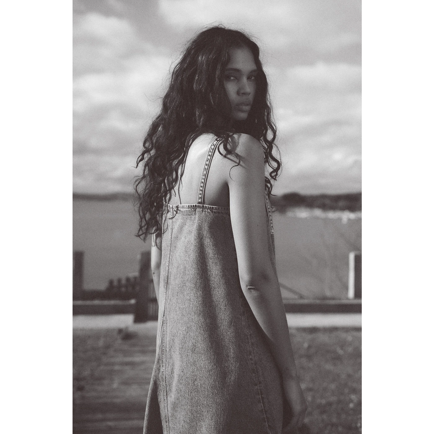 ZR Blue Denim Dress | Montivo Pakistan