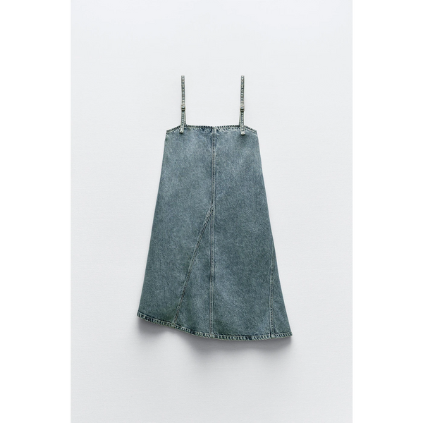 ZR Blue Denim Dress | Montivo Pakistan
