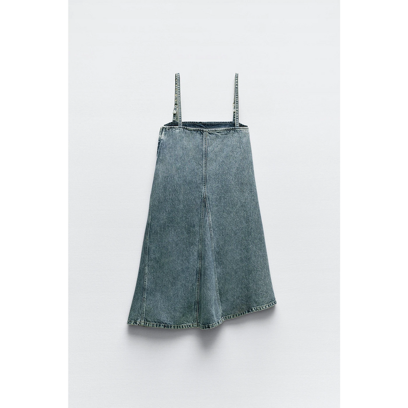ZR Blue Denim Dress | Montivo Pakistan