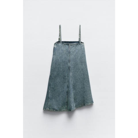 ZR Blue Denim Dress | Montivo Pakistan