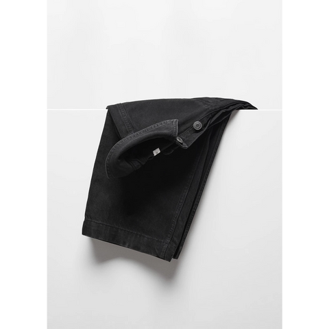 MNG Black Denim Cargo Jumpsuit | Montivo Pakistan