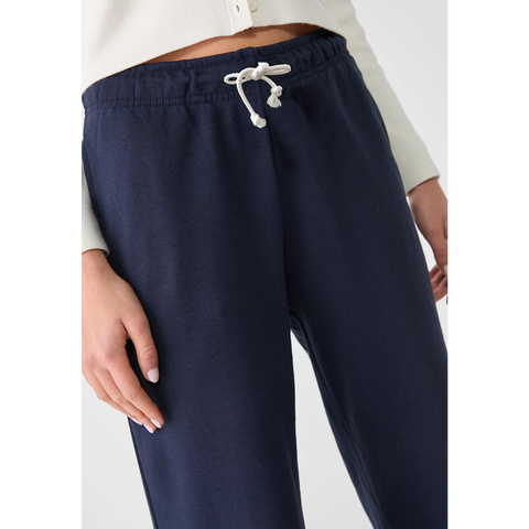 Navy Wide Leg Trousers | Montivo Pakistan