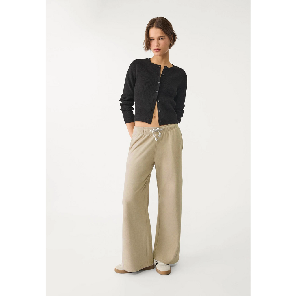 Beige Wide Leg Trousers | Montivo Pakistan